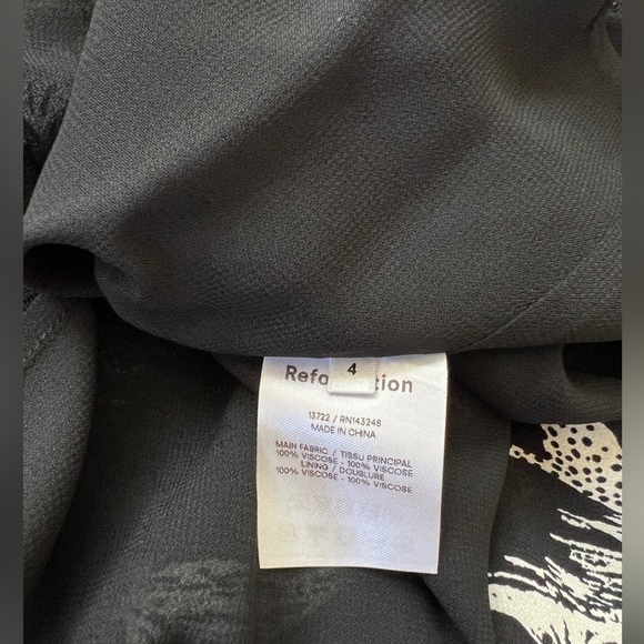 Reformation Freeport one shoulder dress in Safari print - Picture 10 of 10